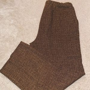 SAGHARBOR brown/beige vintage dress pants